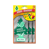 Arbre Magique Deodorante Auto Fruit Tris Mela Verde 3Pz Deodoranti per veicoli