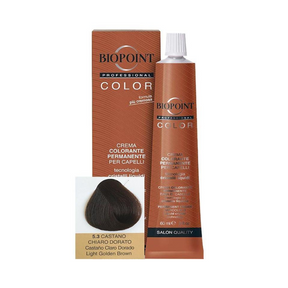 Biopoint Color Professionale 5,3 Castano Chiaro Dorato Tubo Tintura per capelli