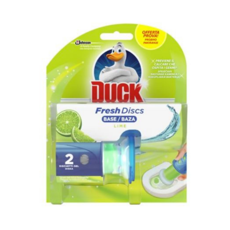 Duck Fresh Discs Active Eucalyptus Base + Ricarica 36 Ml Prodotti pulizia water