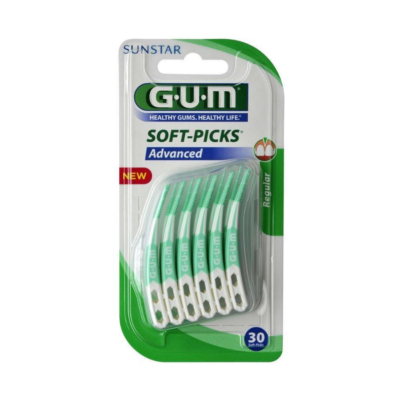 Gum Soft-Picks Advanced M 30+12Pz Gratis Filo interdentale