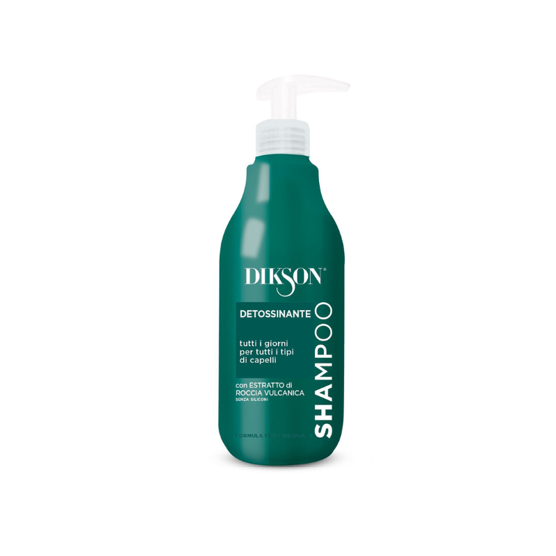 Shampoo profissional desintoxicante de dikson para todos os tipos de cabelo 500 ml