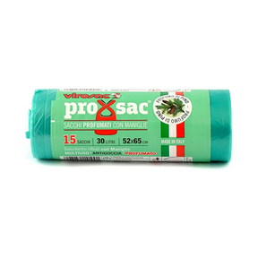 Virosac Proxsac Sacchi Profumati Con Bretelle 52X65Cm - 15 Sacchi Sacchetti spazzatura