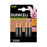 Pile Duracell Batteria Aaa Ricaricabile 1.2V 750mAh 4pz Pile