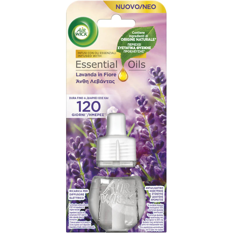 Airwick Electrical Diffuder Lavender Lavender σε λουλούδι 120 ημέρες