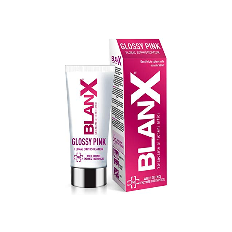 Blanx Glossy Pink Dentifricio Sbiancante Non Abrasivo 75 Ml Dentifricio