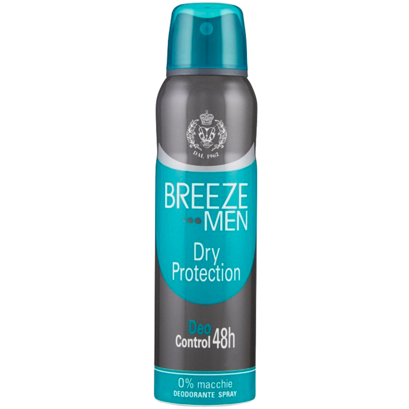 Breeze Deodorant Spray Men 72 ώρες ξηρή προστασία 150ml