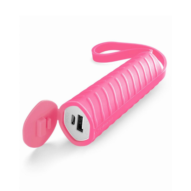 Cellular Line FreePower Voyager Tragbares USB-Ladegerät, 2200 mAh, Gelb – Orange – Pink