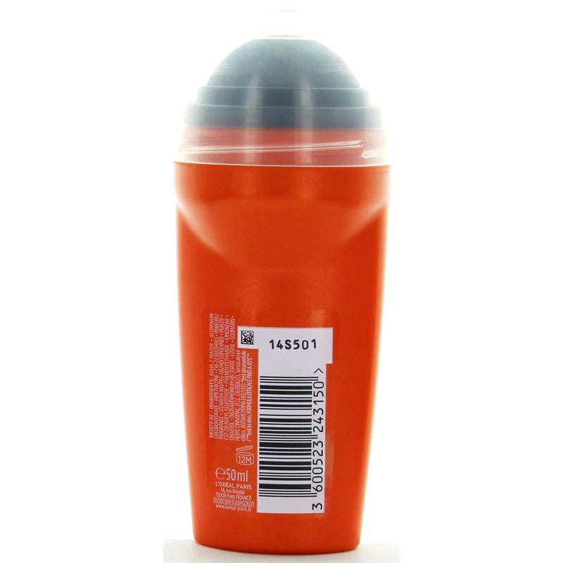 L'Oreal férfiak szakértő dezodorante tekercs hőkezelő ellenállás 50 ml -en