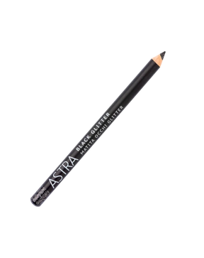 Astra črni svinčnik za oči z bleščicami 1,1 g