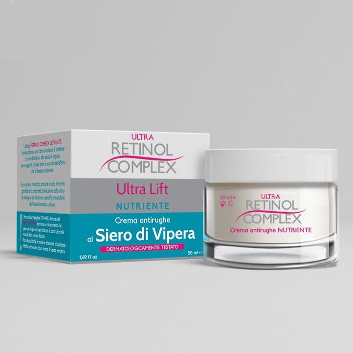 Retinol Complex Crema Viso Antirughe Siero Di Vipera 50ml