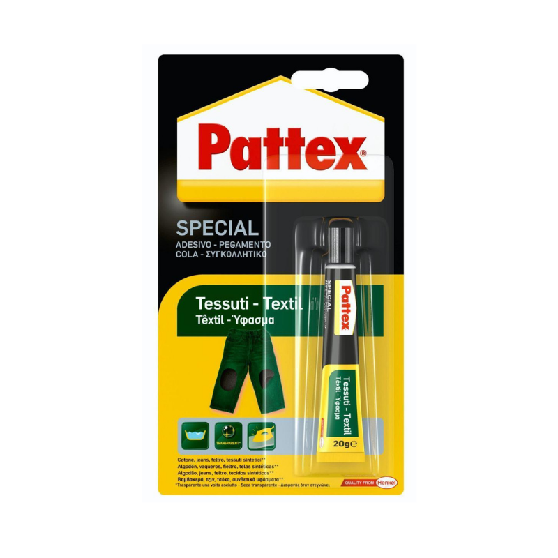 Pattex Special – Adesivo Speciale Per Riparazione Di Tessuti 20G Adesivi acetovinilico Unicarto.com