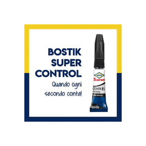 Bostik super control instantaneous liquid adhesive universal attachment 5 gr