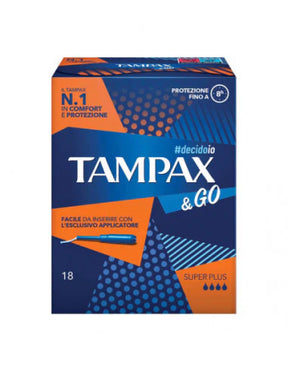Tampax & Go belső abszorbens szuper plusz 18 db